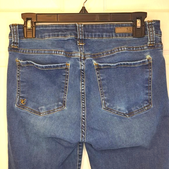Kut from the Kloth Dark Wash Toothpick Skinny Jeans Size 6 - Picture 4 of 9